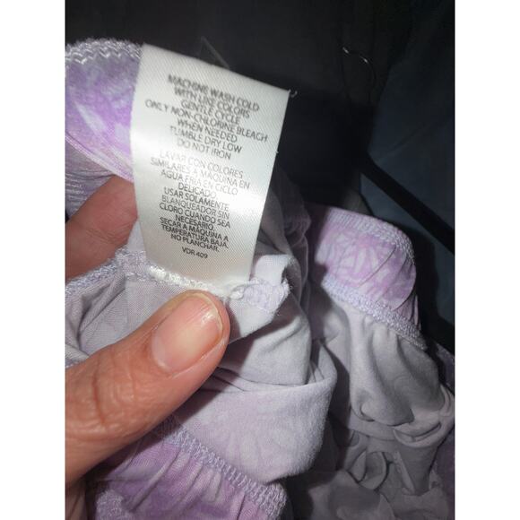 Eddie Bauer 2 piece lavender floral pajama set ladies size Large - Picture 5 of 7